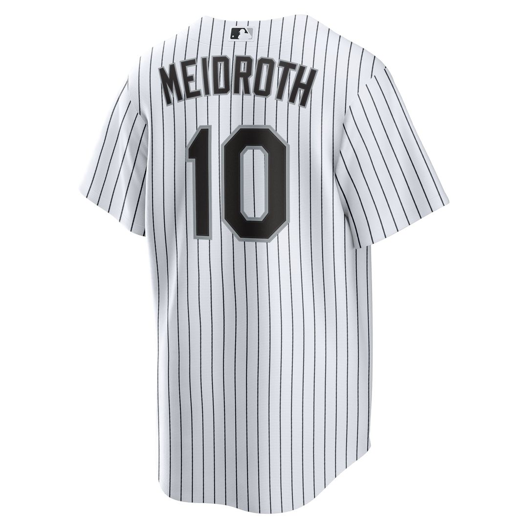 Chicago White Sox Chase Meidroth Nike White Home Replica Jersey