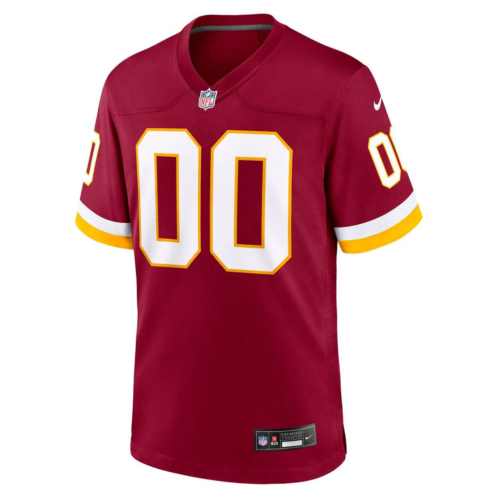 Washington Commanders Nike Black Hail Raiser Alternate Custom Game Jersey