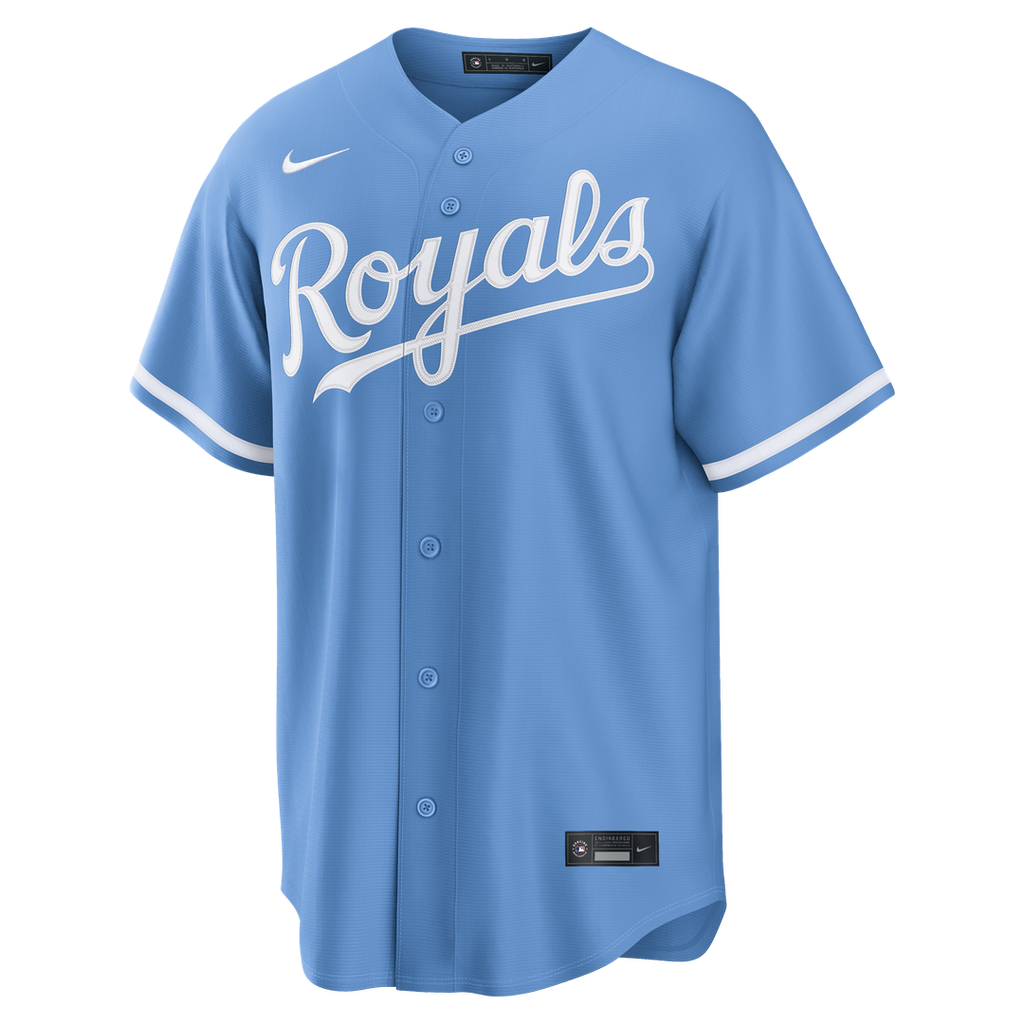 Kansas City Royals Bobby Witt Jr. Nike Gray Road Replica Jersey
