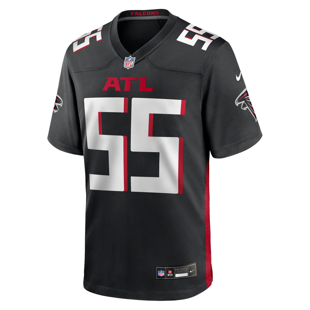 Atlanta Falcons John Abraham Nike Black Game Retired Player Jersey