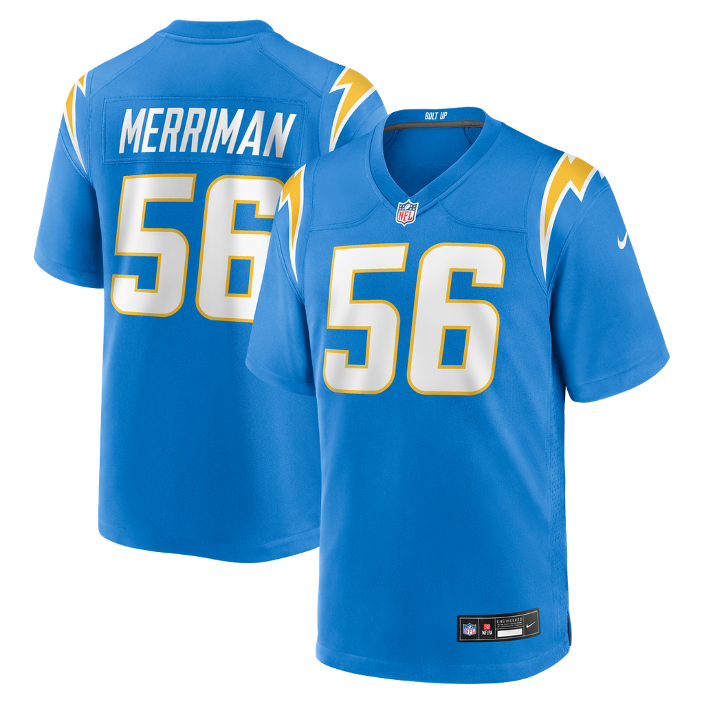 Los Angeles Chargers Shawne Merriman Nike Powder Blue Game Retired Player Jersey