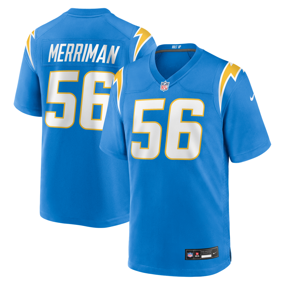 Los Angeles Chargers Shawne Merriman Nike Powder Blue Game Retired Player Jersey