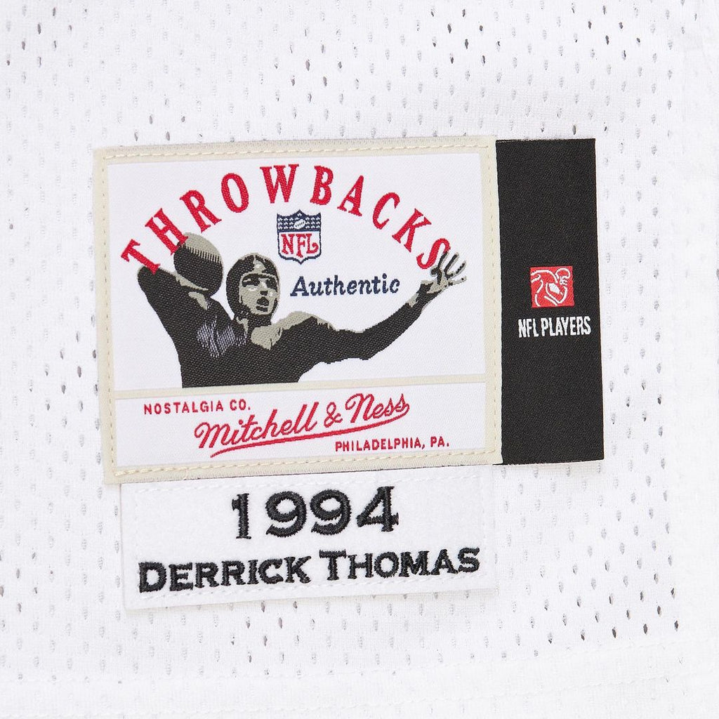Kansas City Chiefs 1994 Derrick Thomas Mitchell & Ness White Authentic Throwback Retired Player Jersey