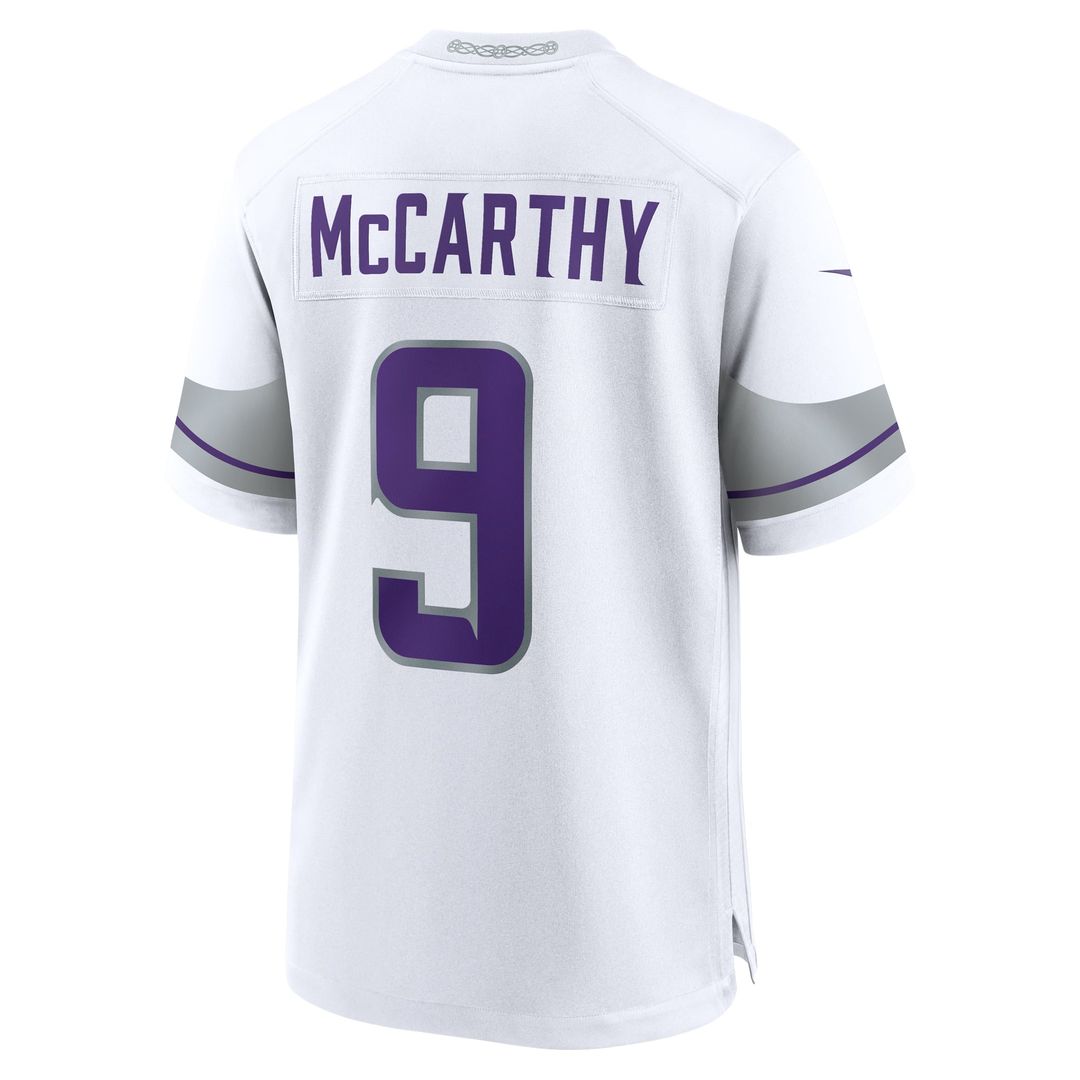 Minnesota Vikings J.J. McCarthy Nike Purple Player Game Jersey
