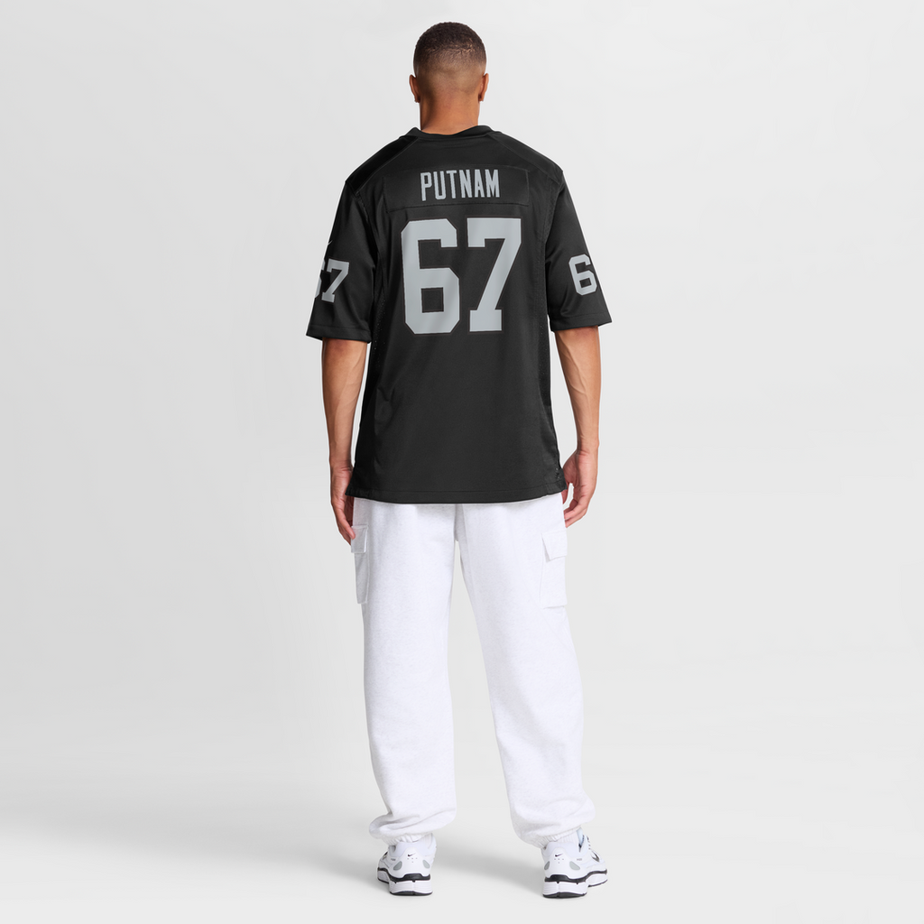 Las Vegas Raiders Will Putnam Nike Black Team Game Jersey