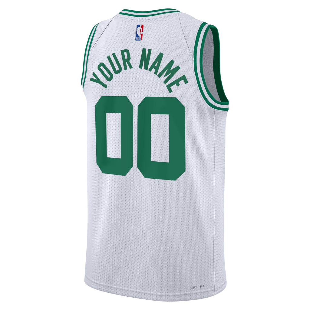 Boston Celtics Nike Association Swingman Jersey - Custom - Unisex