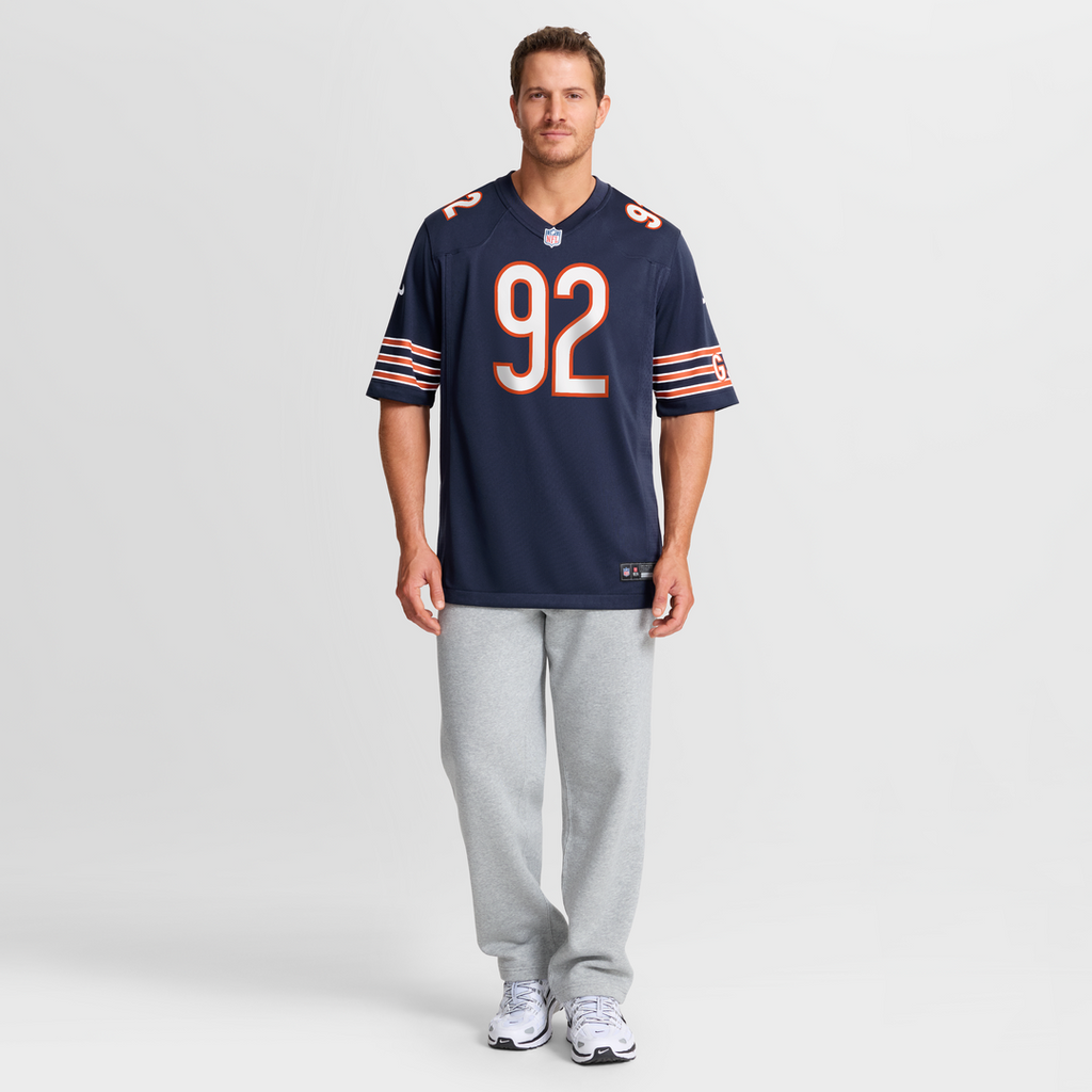 Chicago Bears Daniel Hardy Nike Navy Team Game Jersey