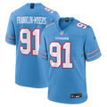 Tennessee Titans John Franklin-Myers Nike Light Blue Team Game Jersey
