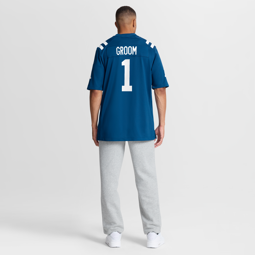 Indianapolis Colts Number 1 Groom Nike Royal Game Jersey