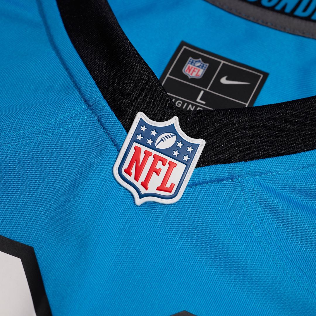 Carolina Panthers Nike Black Custom Game Jersey
