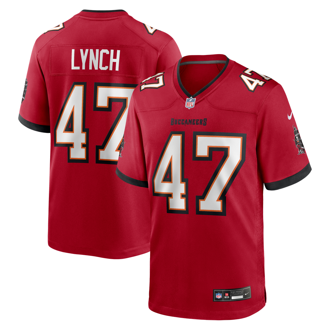 Tampa Bay Buccaneers John Lynch Nike Red Game Retired Player Jersey