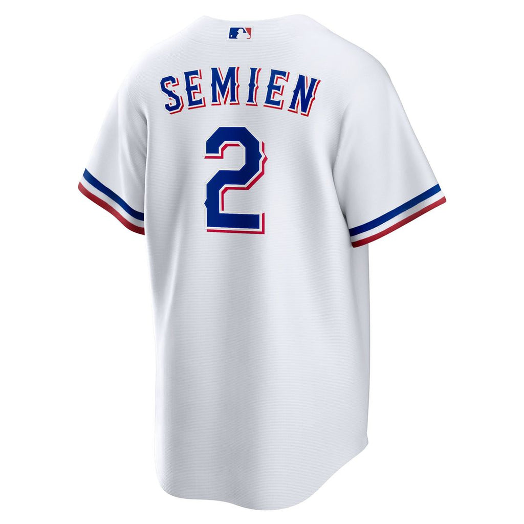 Texas Rangers Marcus Semien Nike White Home Replica Player Jersey