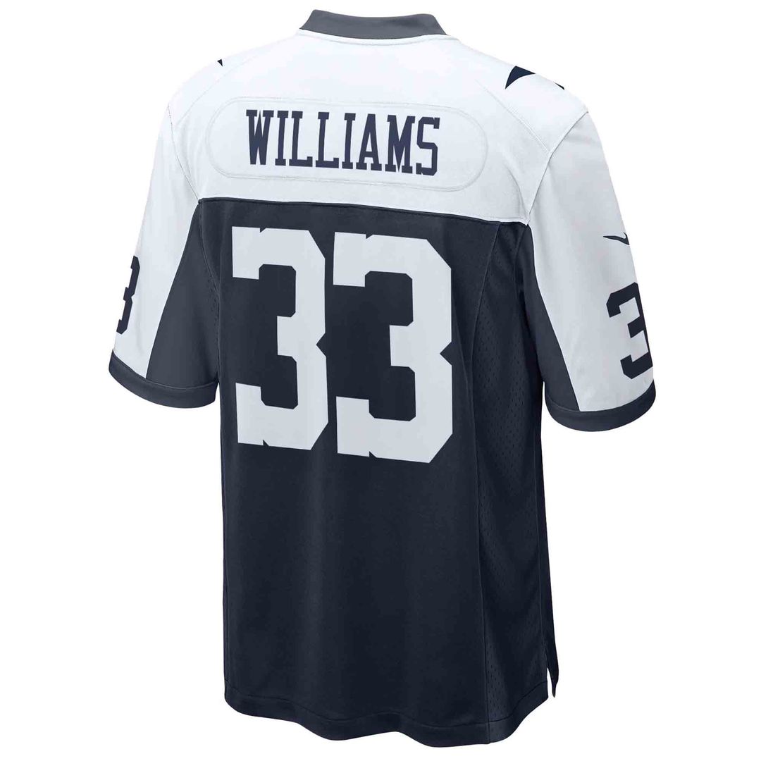 Dallas Cowboys Javonte Williams Nike White Game Jersey