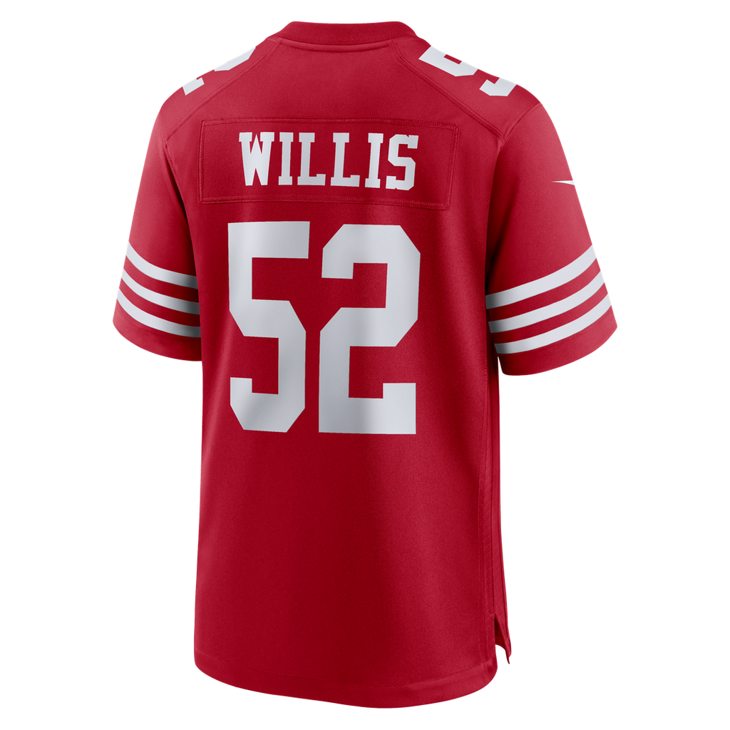 San Francisco 49ers Patrick Willis Nike Scarlet Retired Player Game Jersey