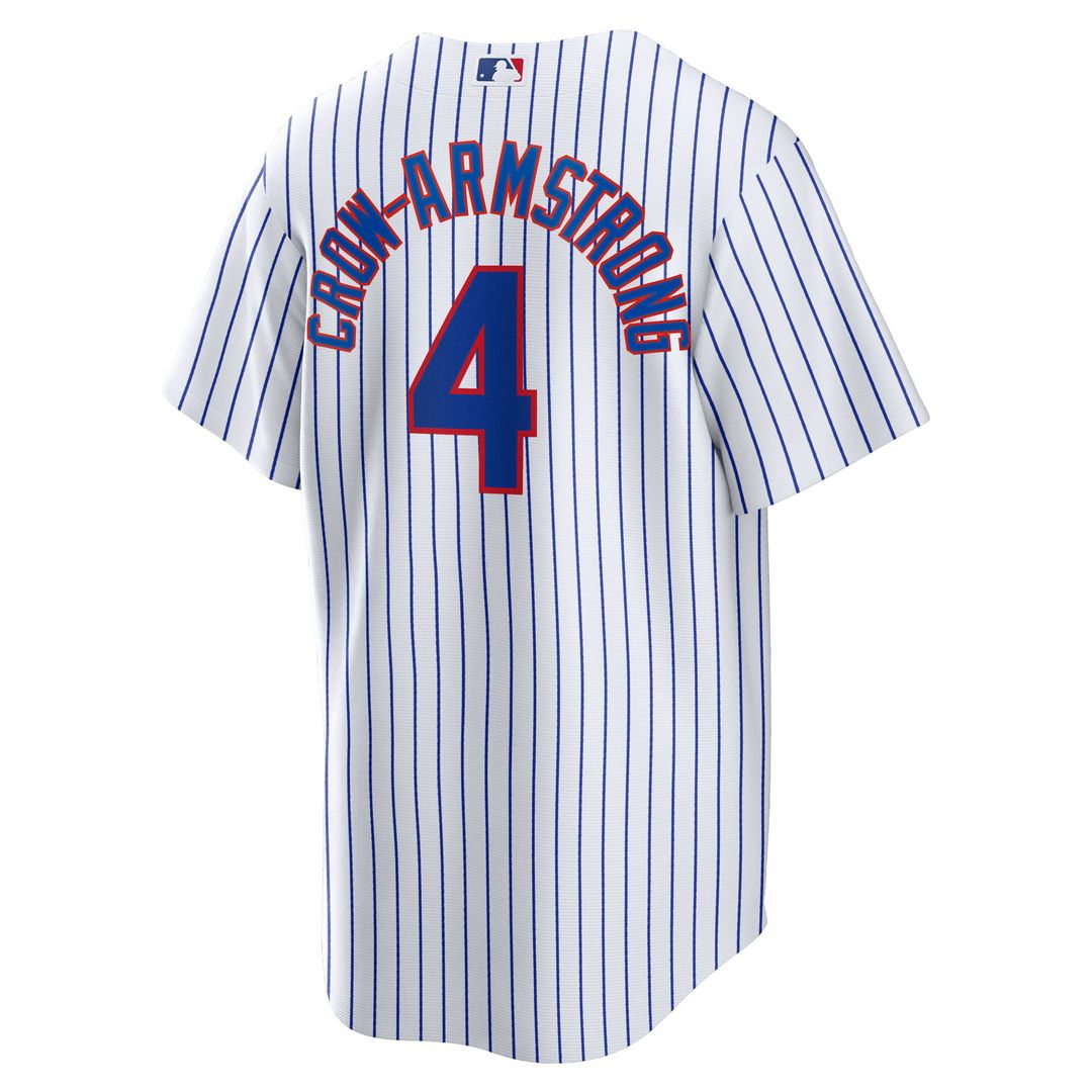 Chicago Cubs Pete Crow-Armstrong Nike White Home Replica Jersey
