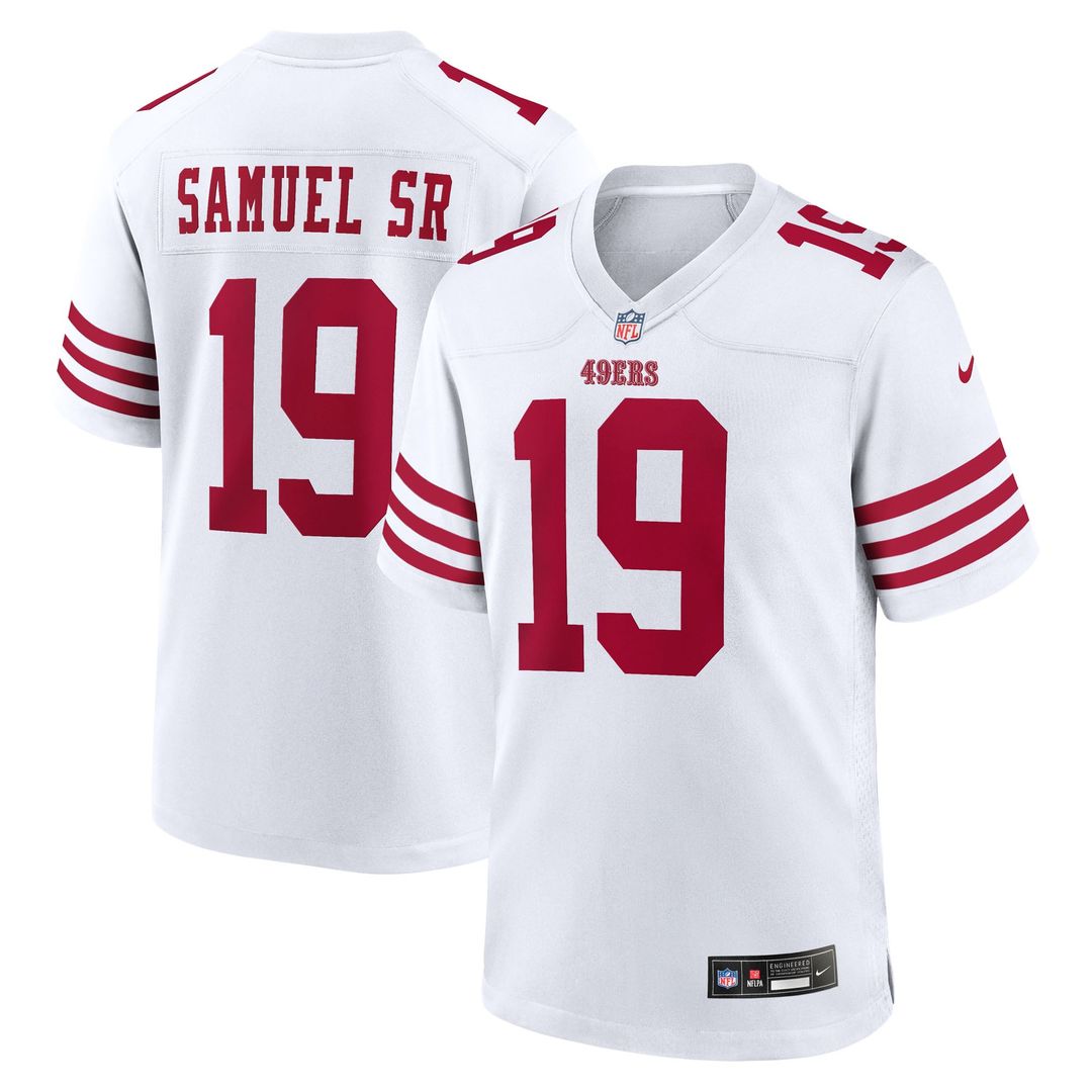 San Francisco 49ers Deebo Samuel Sr Nike Scarlet Team Game Jersey