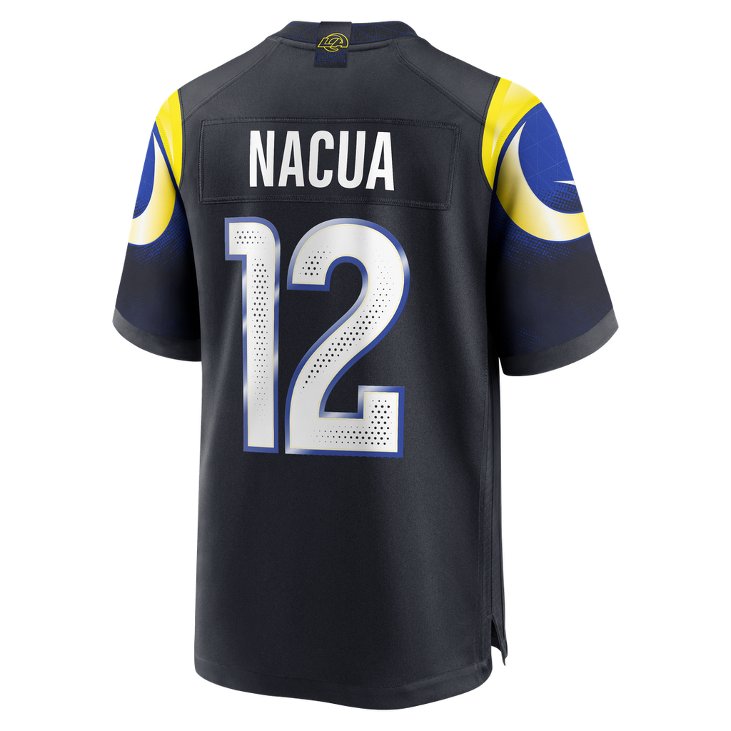 Los Angeles Rams Puka Nacua Nike Dark Blue Rivalries Collection Game Jersey