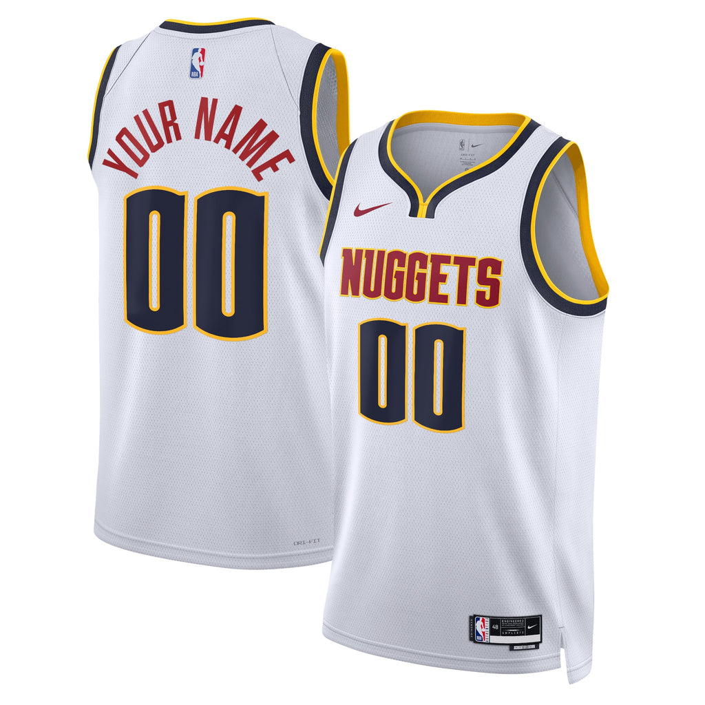 Denver Nuggets Nike Association Swingman Jersey - Custom - Unisex