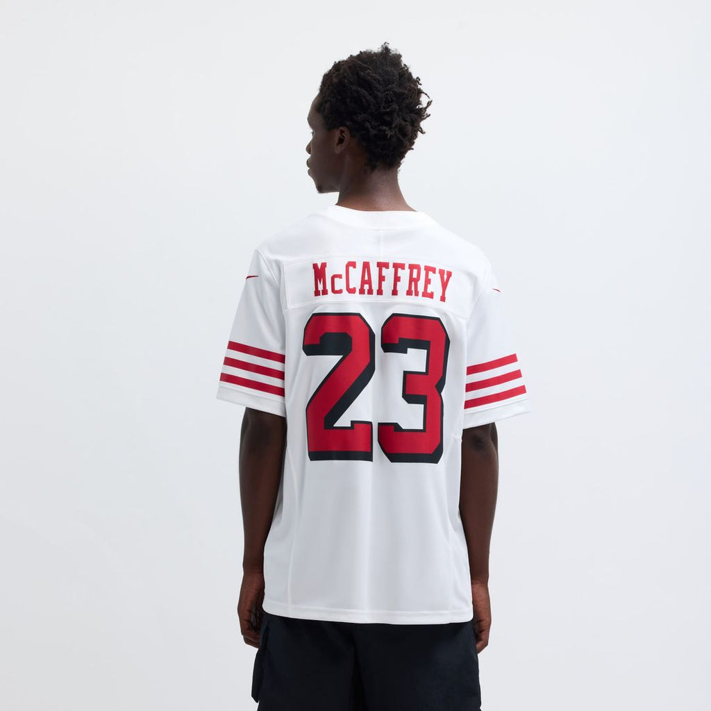 San Francisco 49ers Christian McCaffrey Nike Scarlet Vapor F.U.S.E. Limited Jersey
