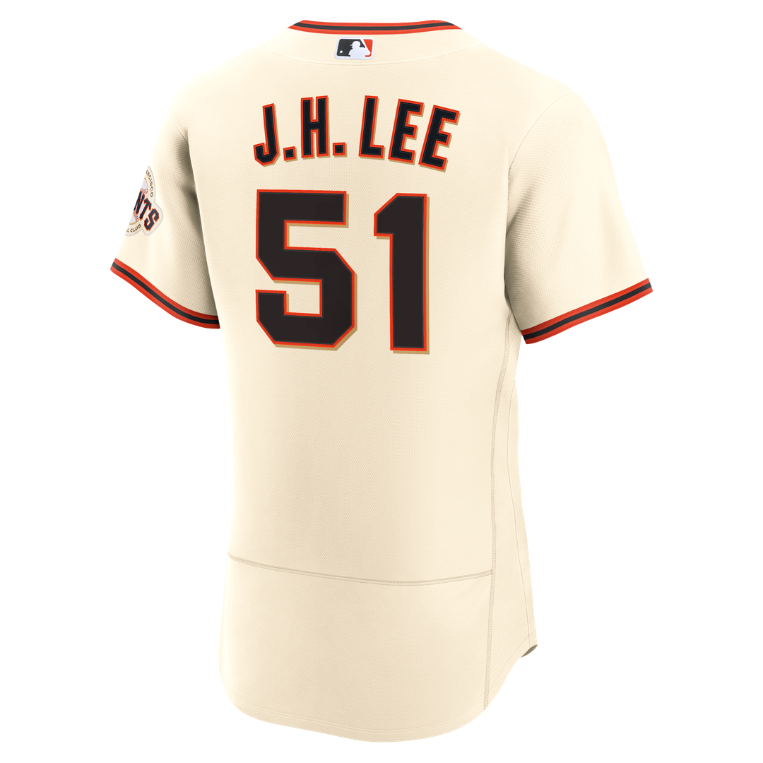 San Francisco Giants Jung Hoo Lee Nike Cream Home Authentic Jersey