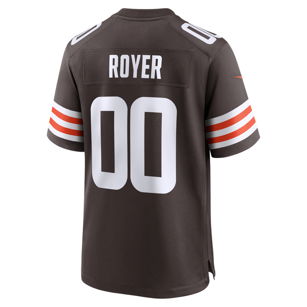 Cleveland Browns Joe Royer Nike Brown Game Jersey