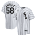 Chicago White Sox Luis Castillo Nike White Home Replica Jersey
