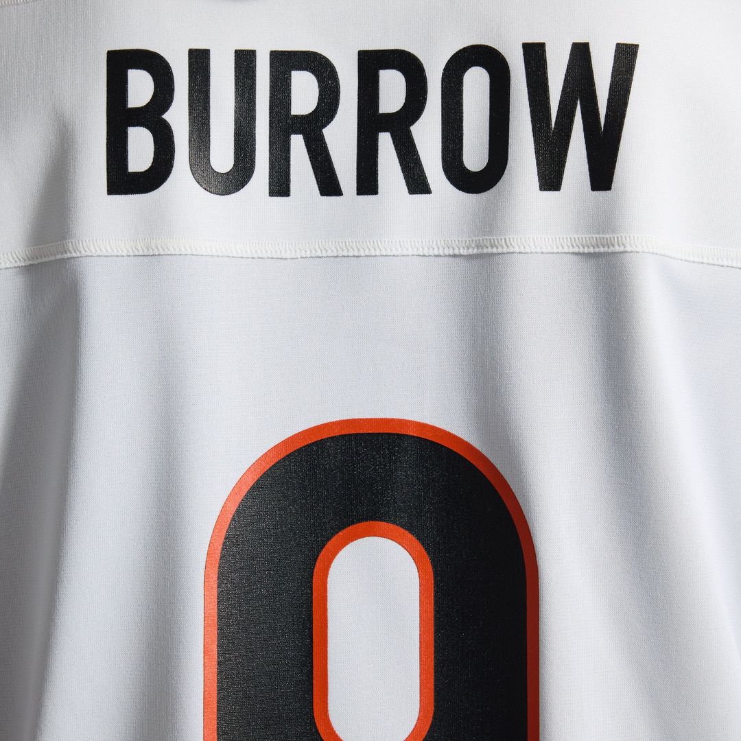 Cincinnati Bengals Joe Burrow Nike Orange Alternate Game Jersey