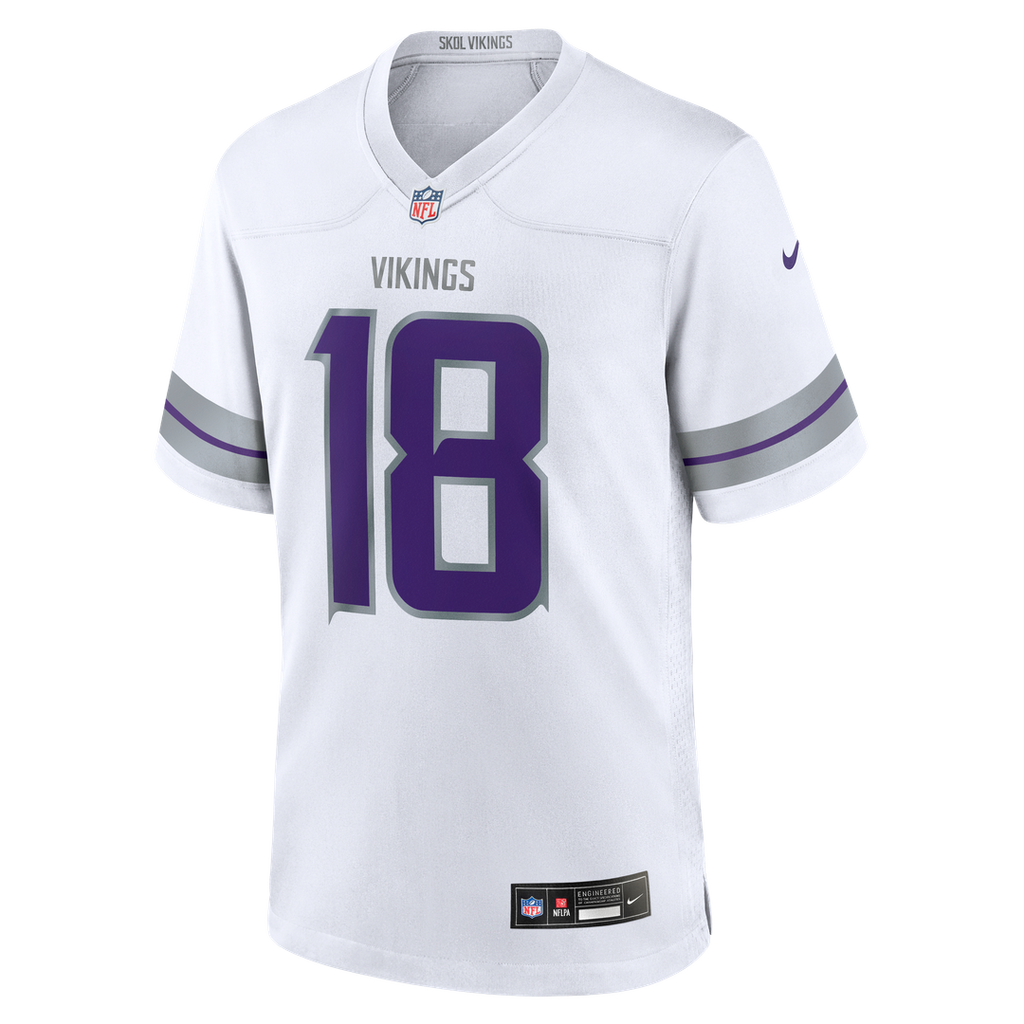Minnesota Vikings Justin Jefferson Nike Purple Classic Player Game Jersey