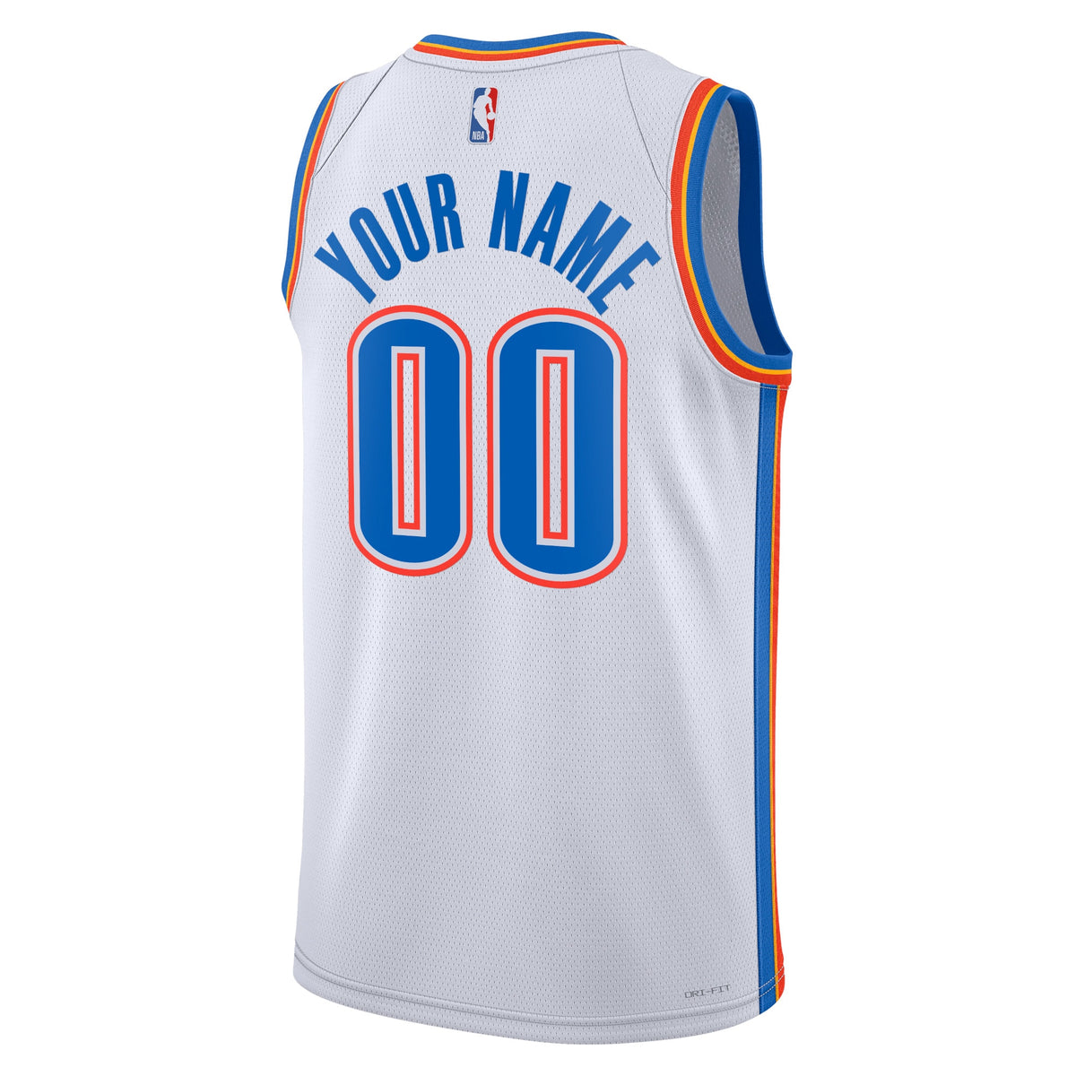 Oklahoma City Thunder Nike Association Swingman Jersey - Custom - Unisex