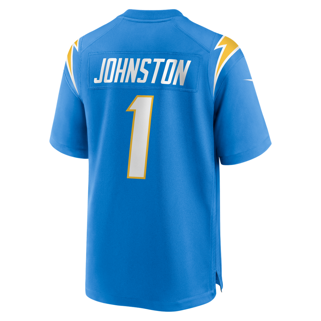 Los Angeles Chargers Quentin Johnston Nike Powder Blue Game Player Jersey