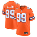 Denver Broncos Zach Allen Nike Orange Alternate Game Jersey
