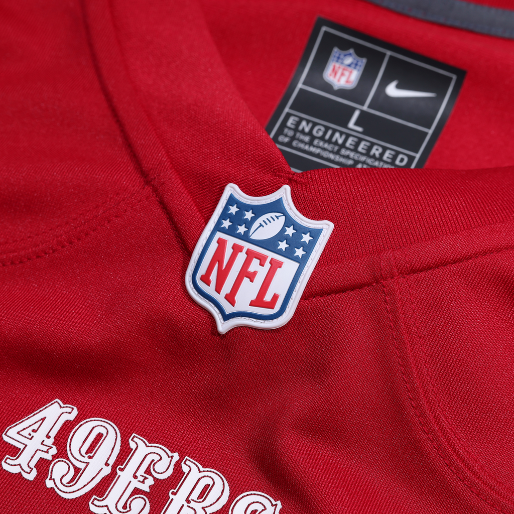 San Francisco 49ers George Kittle Nike Scarlet 80th Anniversary Game Jersey
