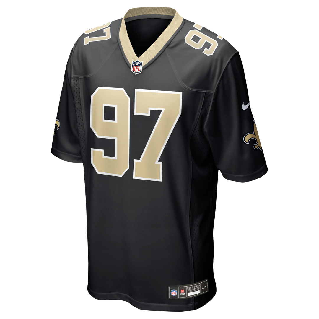 New Orleans Saints Khristian Boyd Nike Black Game Jersey