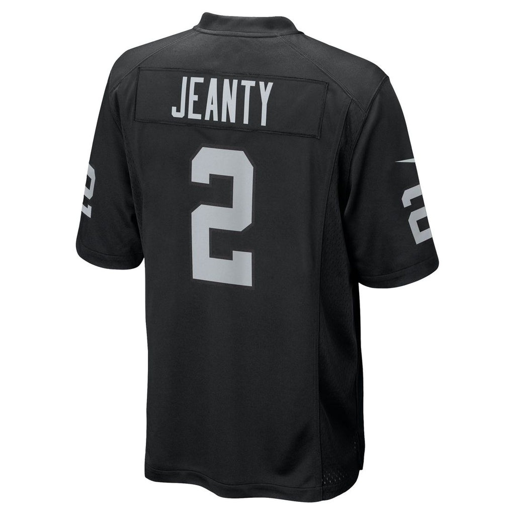 Las Vegas Raiders Ashton Jeanty Nike Black Team Game Jersey