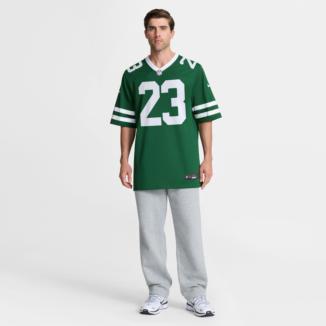 New York Jets Azareye'h Thomas Nike Legacy Green Team Game Jersey