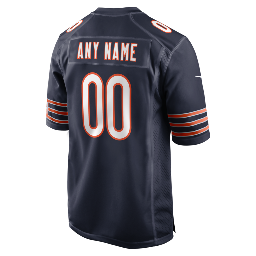 Chicago Bears Nike White Custom Game Jersey