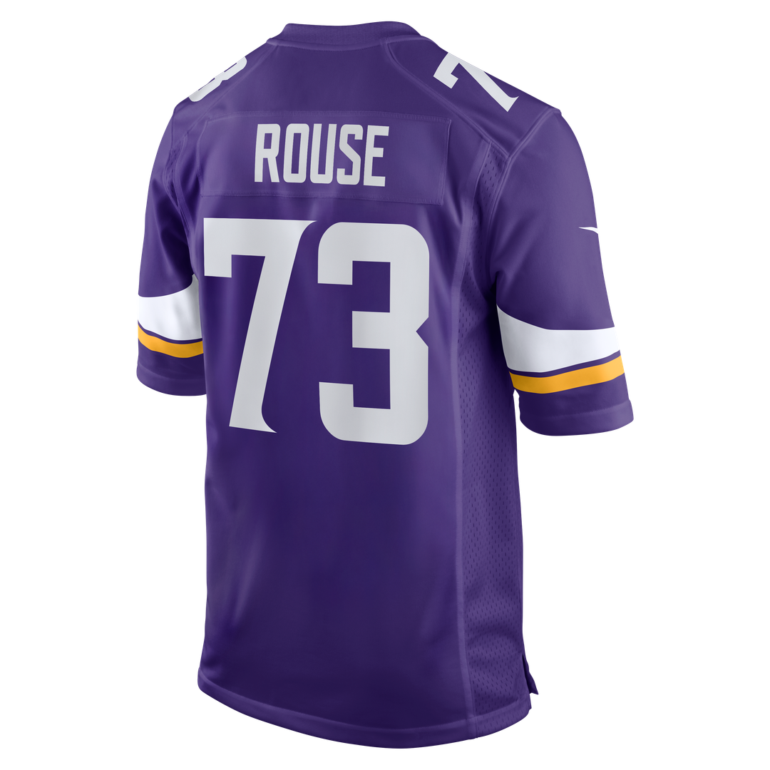Minnesota Vikings Walter Rouse Nike Purple Team Game Jersey