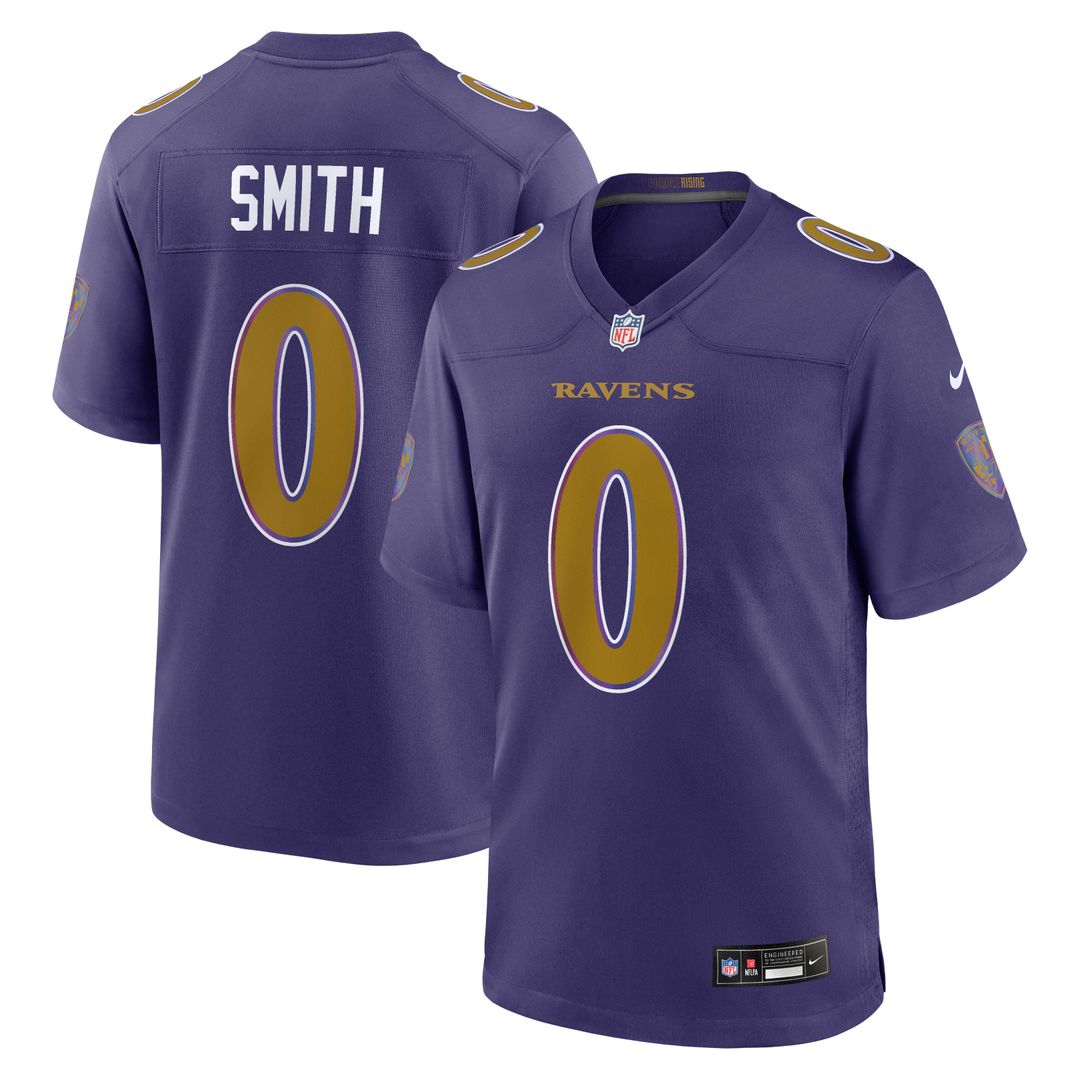 Baltimore Ravens Roquan Smith Nike Black Alternate Game Jersey
