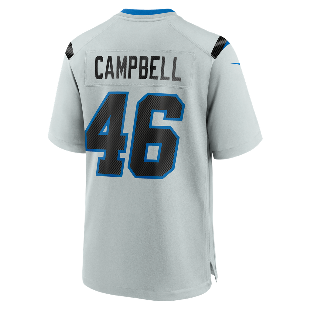 Detroit Lions Jack Campbell Nike Silver 2026 Rivalries Collection Game Jersey