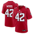 Atlanta Falcons Josh Woods Nike Red Team Game Jersey