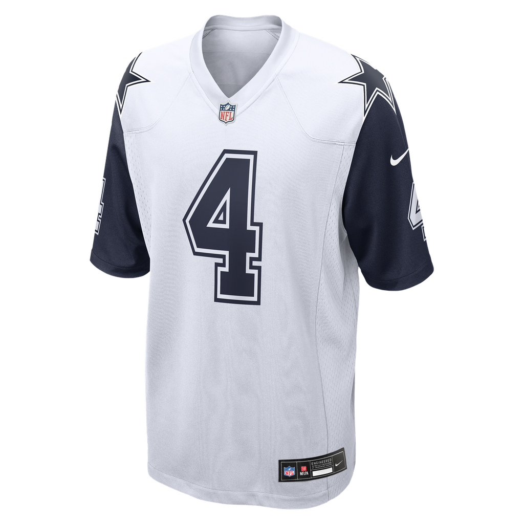 Dallas Cowboys Dak Prescott Nike Navy Alternate Game Team Jersey