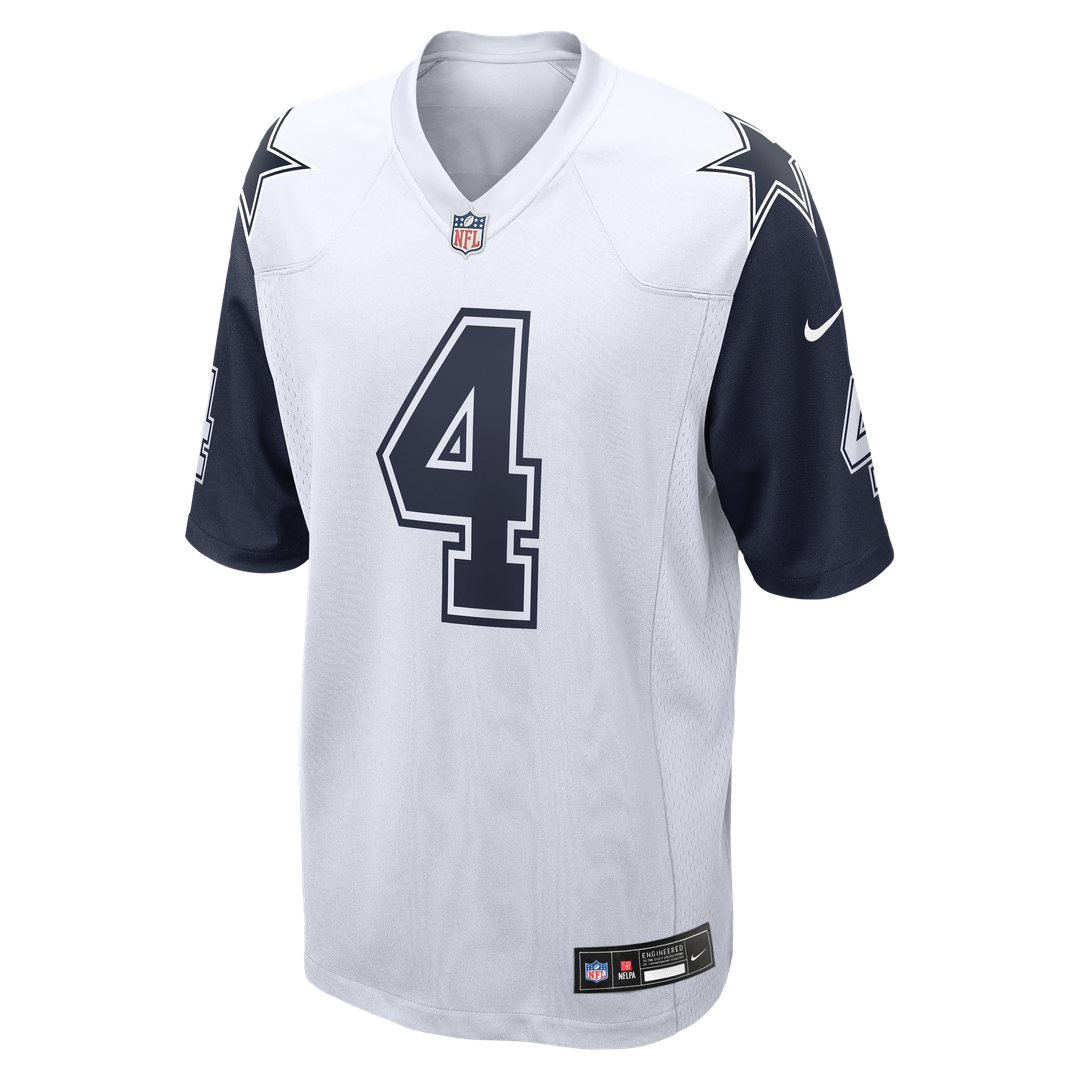 Dallas Cowboys Dak Prescott Nike Navy Alternate Game Team Jersey