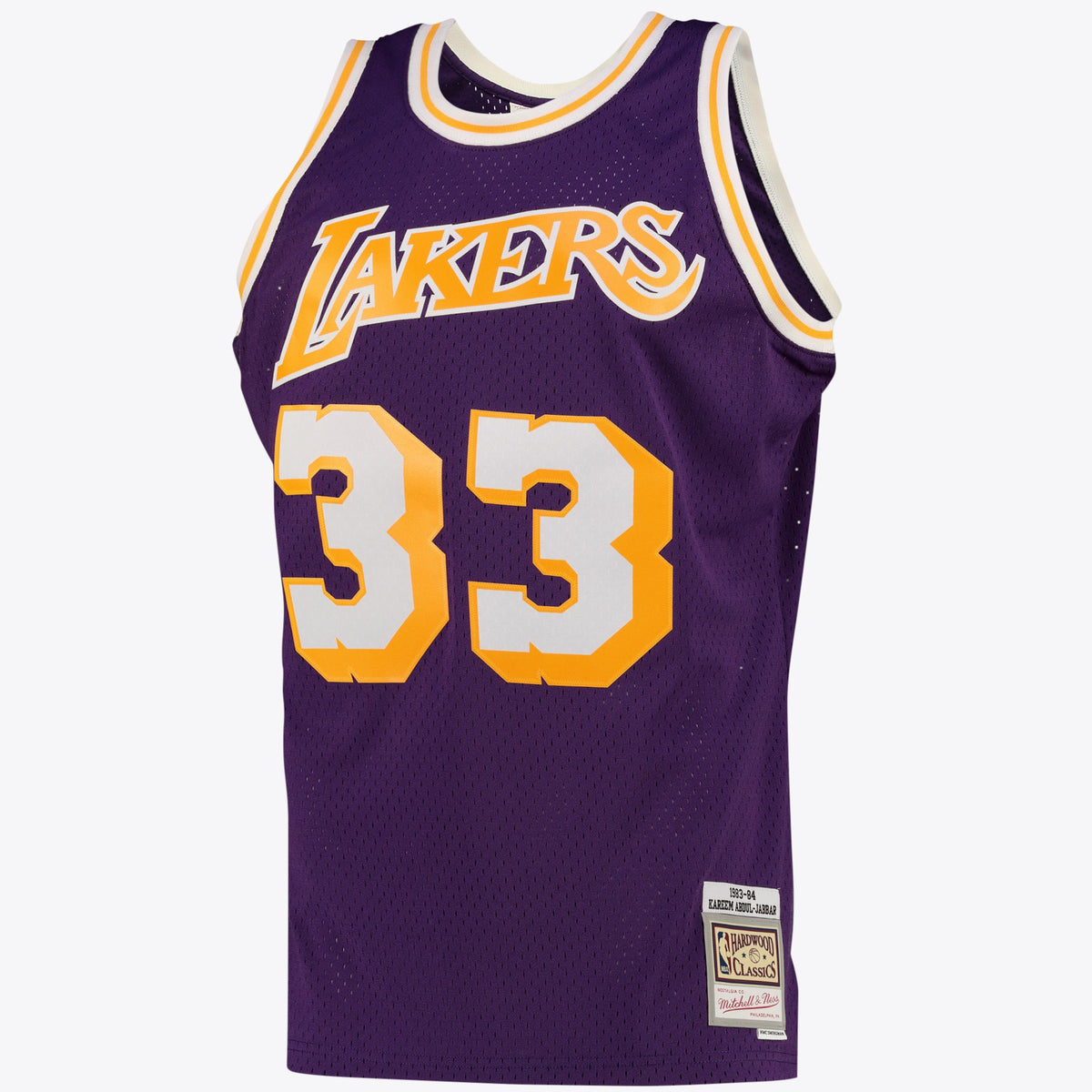 Los Angeles Lakers Kareem Abdul-Jabbar Alternate Swingman Jersey By Mitchell & Ness - Purple