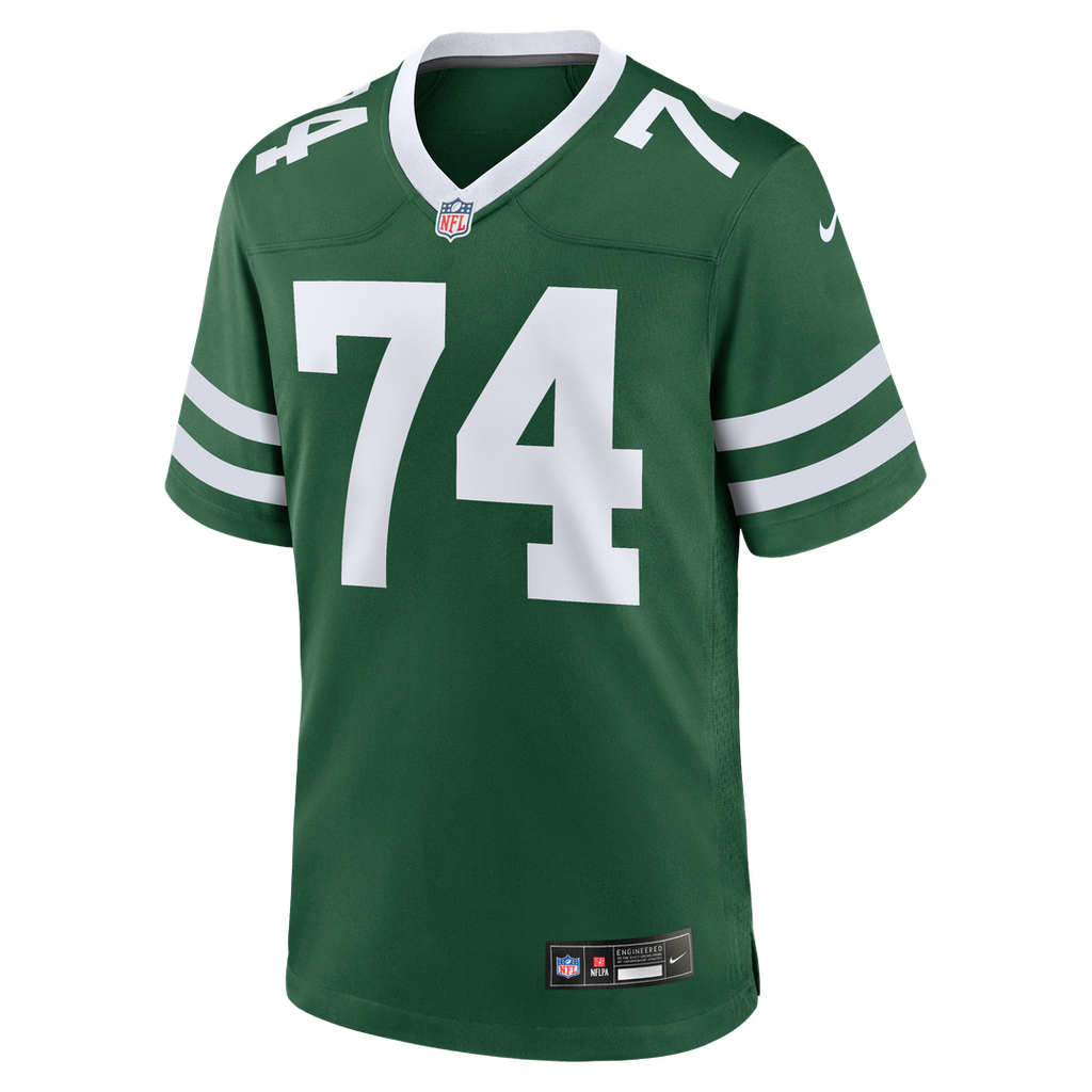 New York Jets Olu Fashanu Nike Gotham Green Player Game Jersey