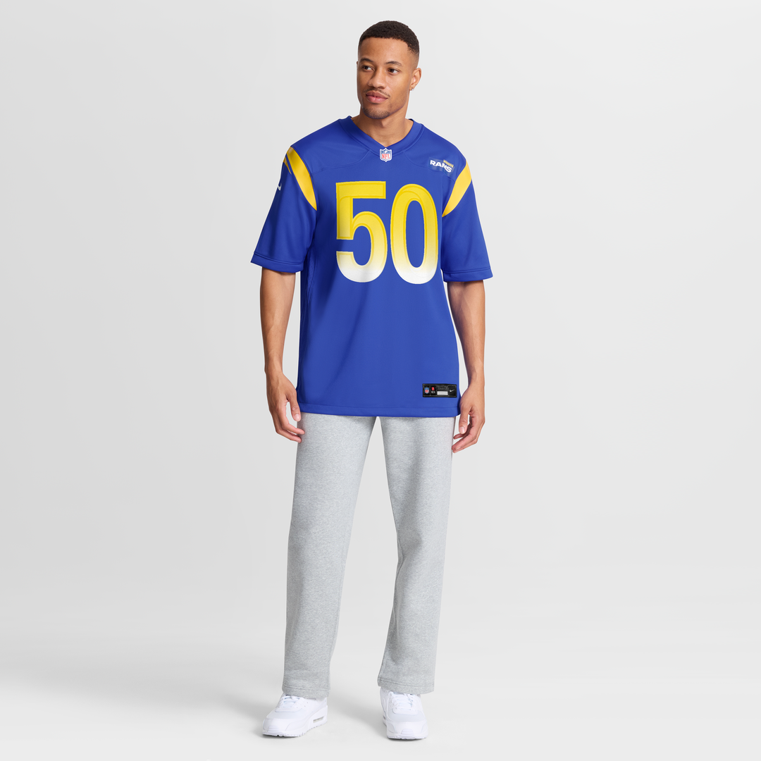 Los Angeles Rams Beaux Limmer Nike Royal Team Game Jersey