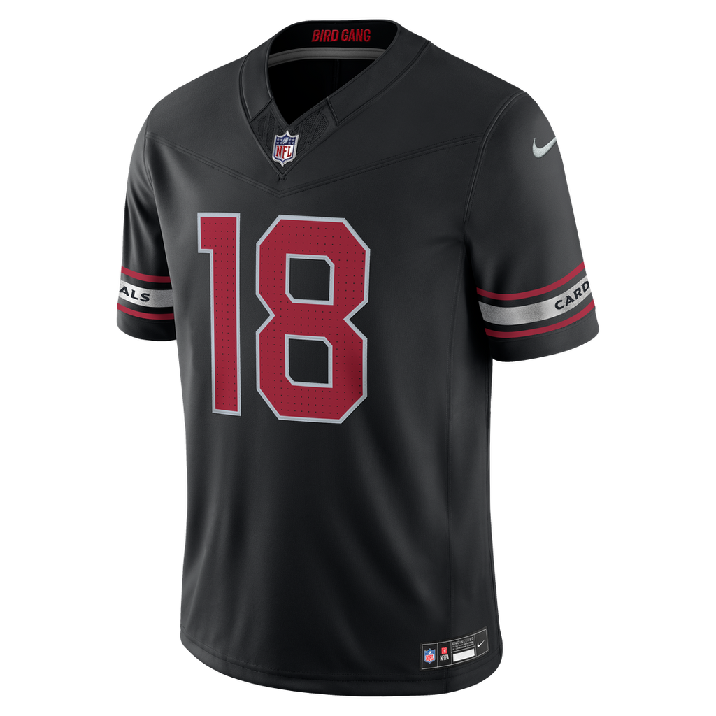 Arizona Cardinals Marvin Harrison Jr. Nike White Vapor F.U.S.E. Stitched Limited Jersey