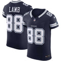 Dallas Cowboys CeeDee Lamb Nike Navy Team Vapor F.U.S.E. Elite Jersey