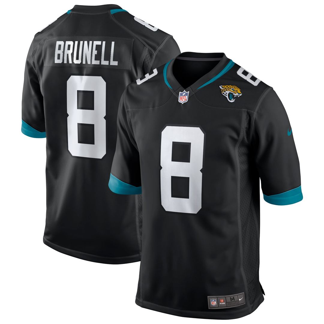 Jacksonville Jaguars Mark Brunell Nike Black Retired Player Alternate Game Jersey