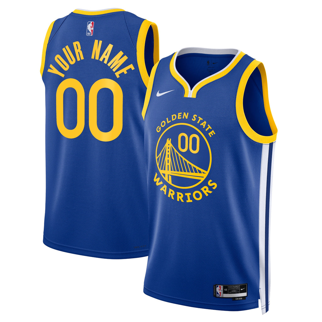Golden State Warriors Nike Icon Swingman Jersey - Custom - Unisex