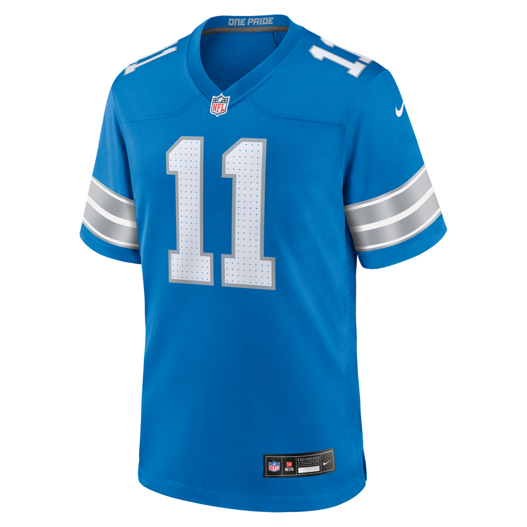 Detroit Lions Damone Clark Nike Blue Team Game Jersey